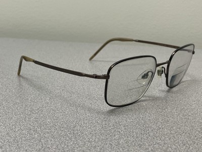 Sama Eyeglasses Titanium Frame 1700 A-CPR Brown Copper Square Full Rim 53-20-140