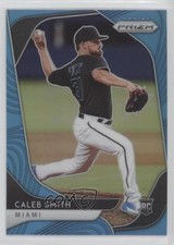 2020 Panini Prizm Tier III Mega Box Carolina Blue Prizm Caleb Smith #236 1hs9