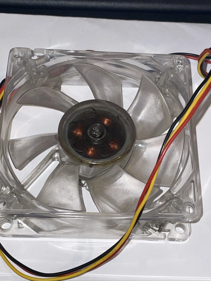 Single Rosewill  LED 80mm Computer Case Fan Model RFA80L-B Works Well Very Quiet - Image 4 of 4