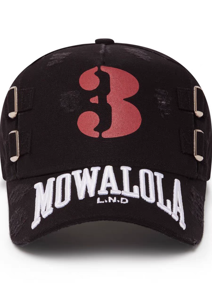 Mowalola cap green キャップ MOWALOLA キャップ グリーンXホワイト