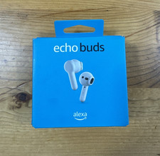 Amazon Echo Buds A7W95C True Wireless Bluetooth Alexa Earbuds WHITE / NEW