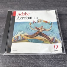 Adobe Acrobat 5.0 Upgrade for Windows CD 90028803 with Serial Number