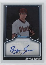 2010 Bowman Draft Prospects Auto Bryan Shaw #BPA-BS Auto 4g8