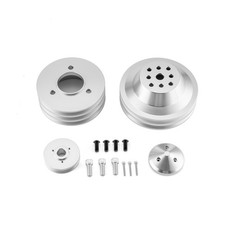 For Chevy Big Block Swp 396 427 454 Alternatorcrankshaftwater Pump Pulley Kit For Chevy Big Block Swp 396 427 454 Alternatorcrankshaftwater Pump Pulley Kit