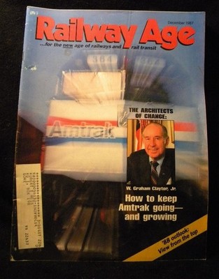 Eisenbahnalter 1987 Dezember Amtrak Outlook Grain Intermodal UP