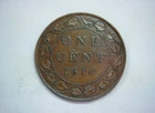 Photo of a 1910 Canada Large Cent from an eBay sale