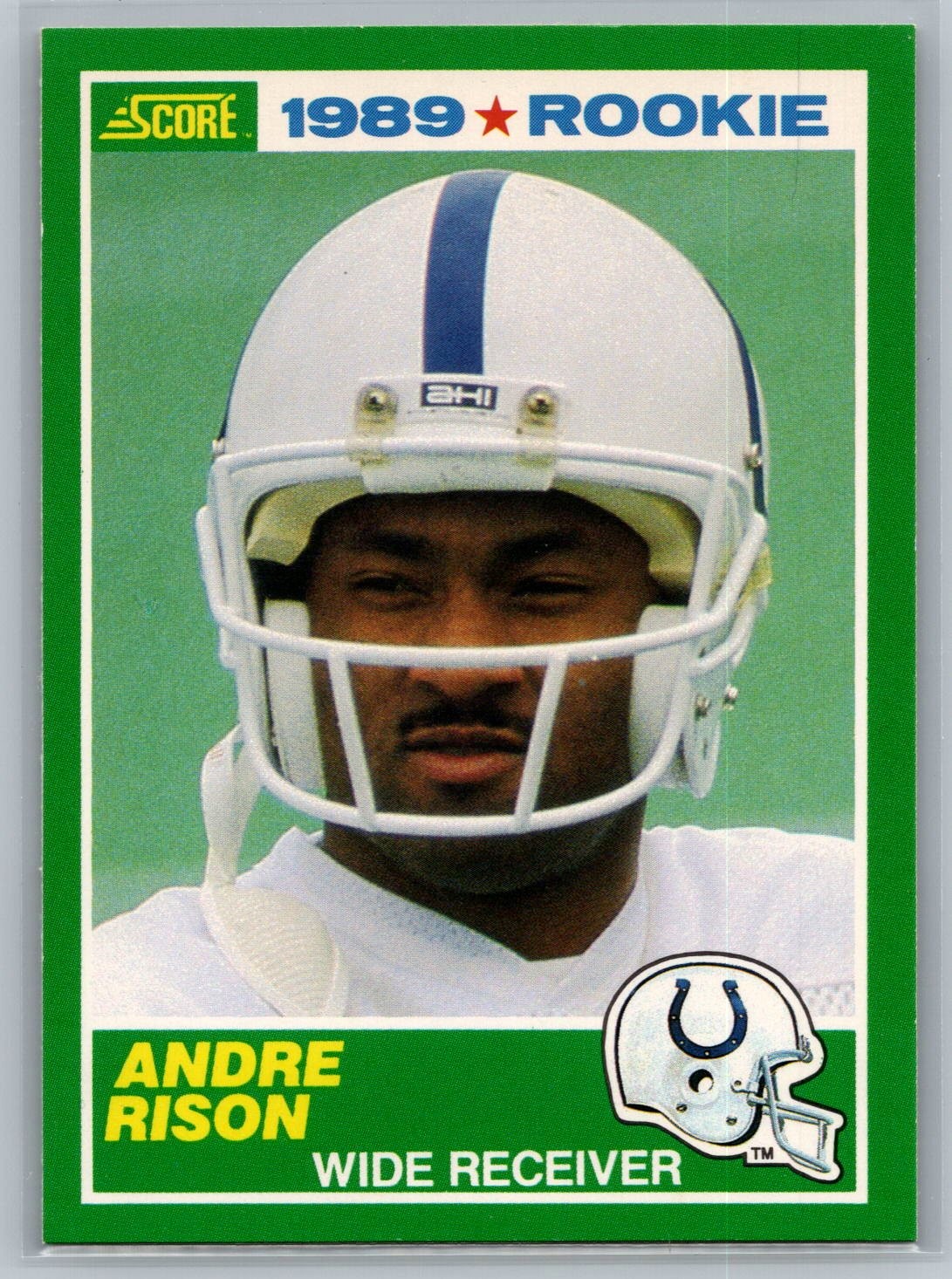 #272 Andre Rison 1989 Score Indianapolis Colts Rookie