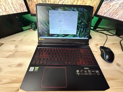 Acer Nitro AN515-55 Gaming Laptop Intel Core i5 NVIDIA RTX 15.6'' 8GB 238GB SSD
