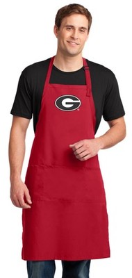 Georgia Bulldogs Large Apron   UGA Adjustable Cooking Apron with Pockets