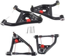 Front Tubular Upper Lower Control Arms Set Replacement For Chevy Pontiac Buick