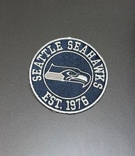 Seattle Seahawks NFL Team Logo Iron On Patch Sew Embroidered Patch 3.5" x 3.5"