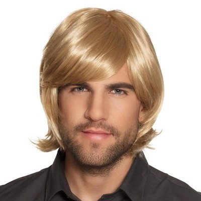 Perücke Schlager Perücke blond 70er Jahre Schlagerstar Perücke blond Retro Frisu