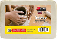 White Air Dry Clay 3 3lb 1 5kg Premium Natural for Studio Classroom Hobby