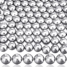Gisafai 150 Pcs 68 Caliber Aluminum Paintball Ammo 68 Caliber, silver 