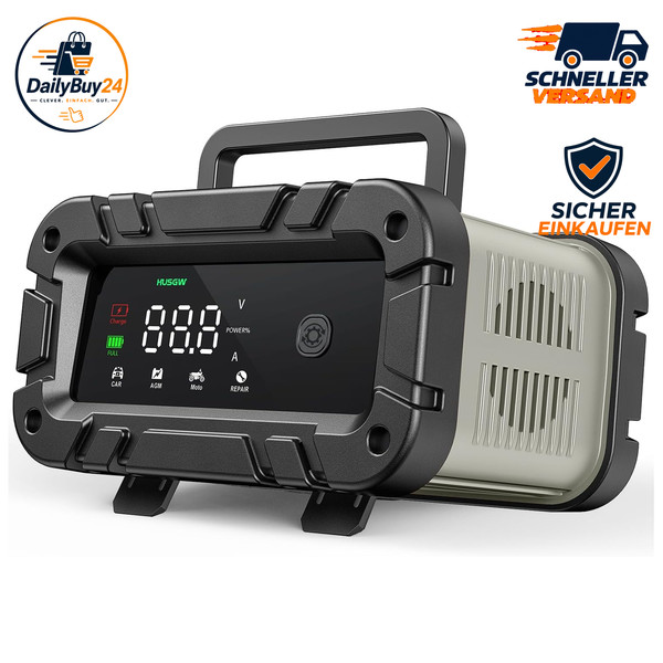 Autobatterie LadegeräT 12V 6A Vollautomatisch Intelligentes ErhaltungsladegeräT-image