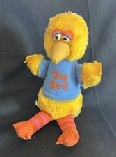 VTG 1983 Sesame Street Big Bird Plush Playskool Hasbro Softies 9 80s Toy
