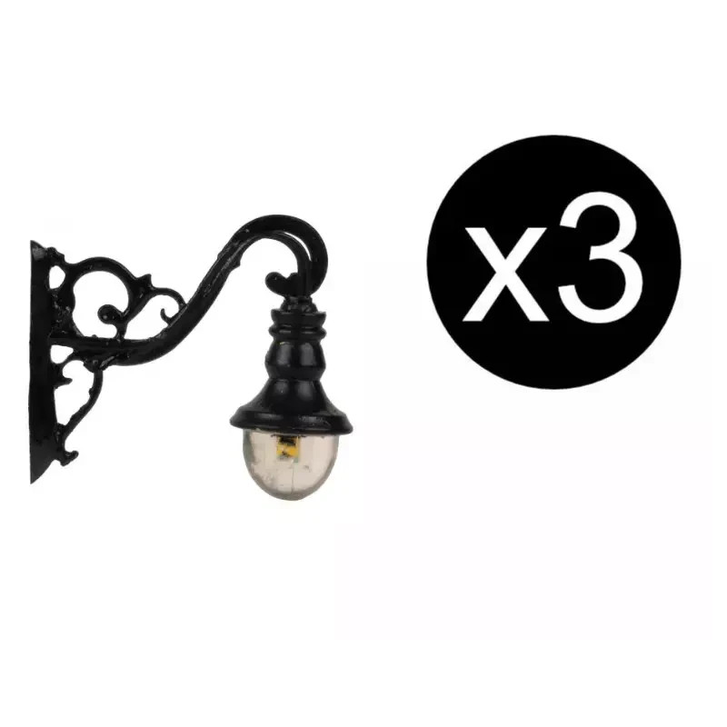 FALLER 180138 Luminaire Applique LED Blanc Chaud Échelle HO 1/87 Décor Train Miniature