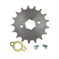 HIAORS 428 17T 17mm Motorcycle Front Engine Sprocket for 50cc 70cc 110cc 125c...