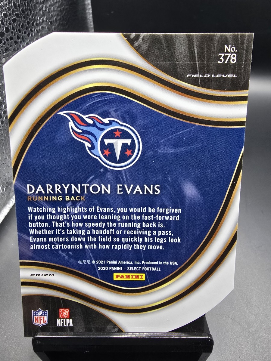 2020 Panini Select Field Level #378 Red Prizm Die-Cut Darrynton
