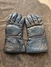 Vintage Harley Davidson Leather Gloves Small Brown Motorcycle Driving