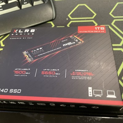 PNY XLR8 CS3140 1TB M.2 NVMe Internal SSD (M280CS3140-1TB-RB)