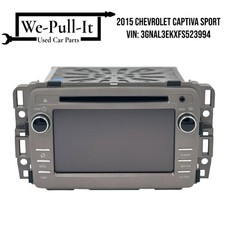 2015 Chevy Captiva AMFM RADIO CD PLAYER  W/O NAV TESTED 