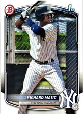 2025 Bowman #BP-71 Richard Matic Prospects
