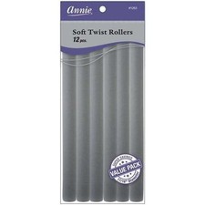 Annie Soft Twist Rollers 11/16in, 12 Count 1253 pk
