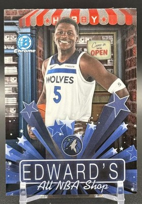 2025-26 Bowman #HS-14 Anthony Edwards Hobby Stars