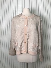 Graver Studio Women's Button Front Blazer Gold Tone Size XL