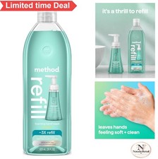 Foaming Hand Wash Refill 28 oz Waterfall Scent Gentle Cleanser Bathroom Kitchen
