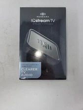 BRAND NEW IQstream TV Audio Streamer Hear TV Better by Nuheara Qualcomm aptX