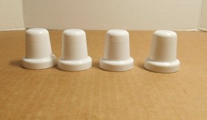 Dr Brown's Natural Flow Baby Bottle Replacement Caps Tops Lids Lot of 4 G45