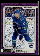 2018-19 O-Pee-Chee Platinum Sven Baertschi Pee-Chee Platinum - Violet Pixels HSC