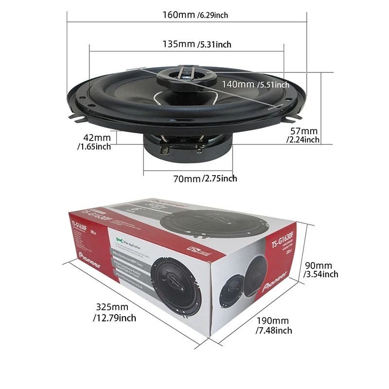 Coppia Casse per Auto e Moto Speaker Altoparlanti Subwoofer Universale Audio - Miniatura 2