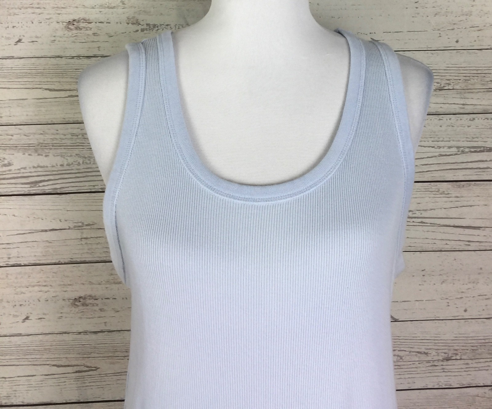 Universal Thread Ribbed Knit Blue Sleeveless Scoo… - image 4