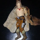 Vintage 1987 Hasbro G.I. Joe Falcon Action Figure, Plastic Tan/Brown, Cape & Gun