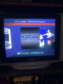 SEGA Dreamcast Launch Edition Home Console - White Box Console Controller Cables