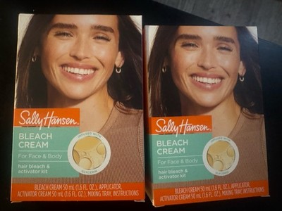 2x Sally Hansen - Bleach Cream for Face and Body - 1.6 oz each