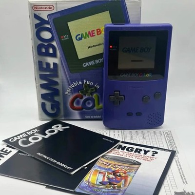 Nintendo Gameboy Color CGB-001 Grape Purple CIB | eBay