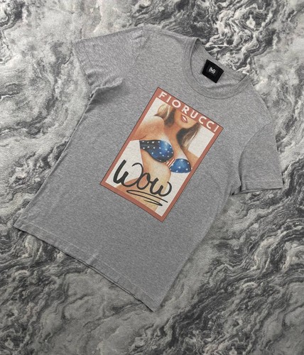Dolce & Gabbana, Vintage Dolce & Gabbana Fiorucci T Shirt Big Log Men Size 48 Gray