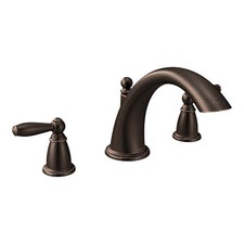 Moen T933ORB Brantford 2-Handle Roman Tub Faucet - Oil Rubbed Bronze
