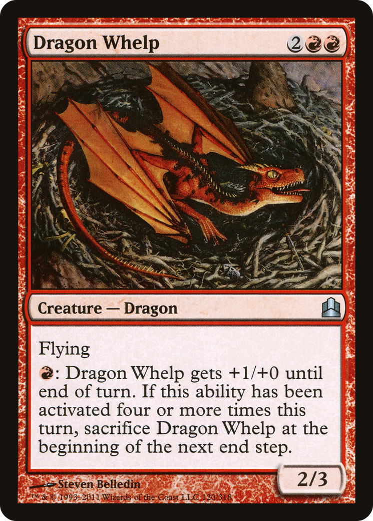 Dragon Whelp #120 (LP) Commander CMD Magic MTG
