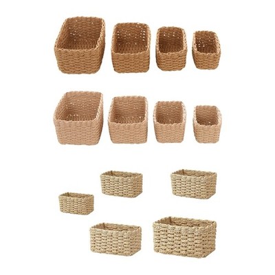Pack of 4/5 Multipurpose Stacking Storage Containers for Efficient Clothes Toy