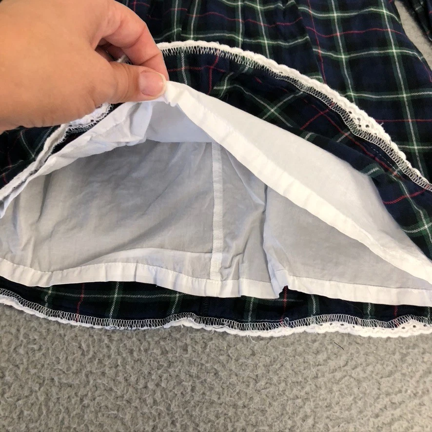 Vestido túnica Will Juju bien vestido niñas 6 pantalones cortos azules a cuadros fiesta juego Foto 4 de 4