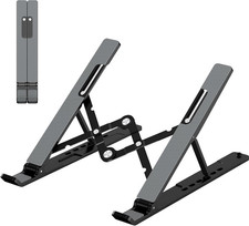 Portable Adjustable Laptop Stand Foldable Notebook Riser Ventilated Cooling Hold