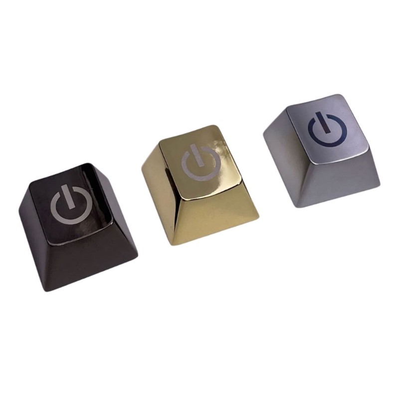 Metal Keycap Zinc Alloy Engraved Switching Pattern ESC For Mechanical Keyboards