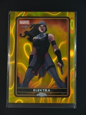 Elektra 2025 Topps Chrome Deadpool Gold Lava 04/50 Comic Accurate [2hk