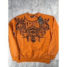 Tap-Out UFC Vintage Orange Sweatshirt Never Worn S, M, L, 2XL 
