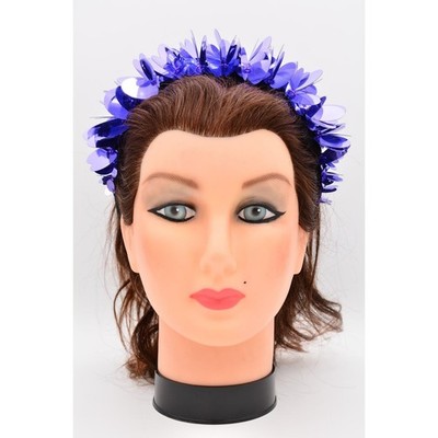 Zara Black Headband with Deep Blue Sequins Zara | Accessories | Gorgeous Zara Sequin Headband | Poshmark main image 2